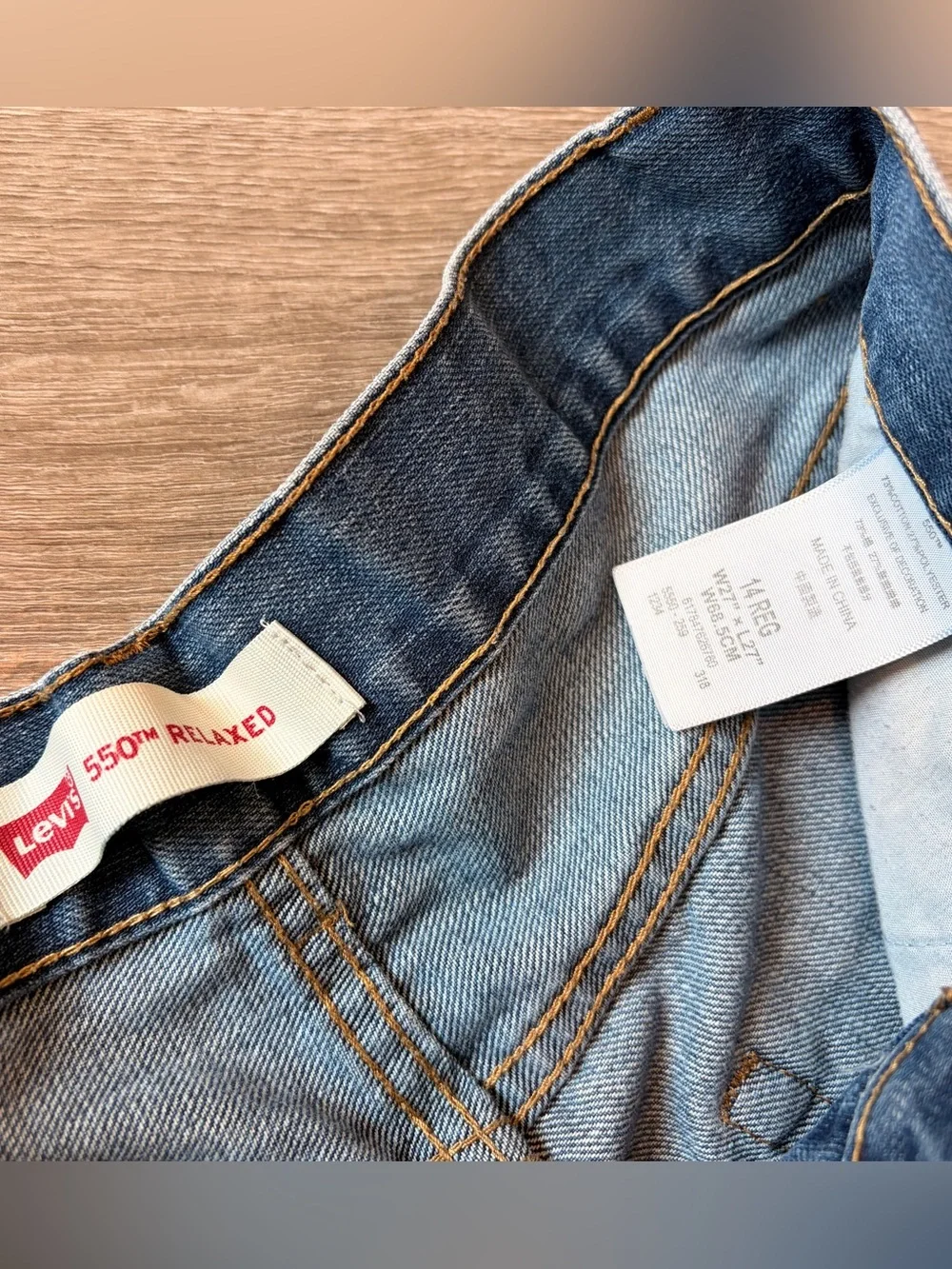 Levi's 550 Relaxed boys denim jeans